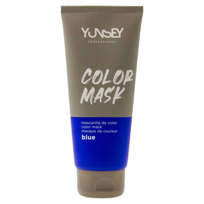 Masque hydratant et colorant pour cheveux - Couleur BLEU AZUL - 200 ml - YUNSEY