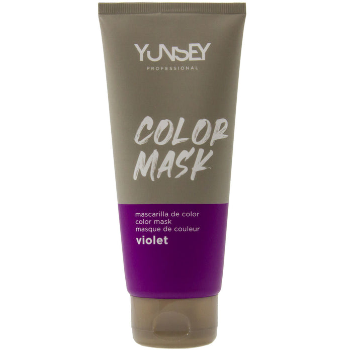 Masque hydratant et colorant pour cheveux - Couleur VIOLET - 200 ml - YUNSEY