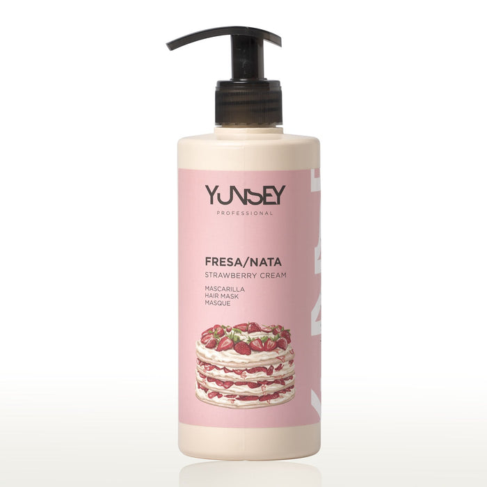 Masque pour tous types de cheveux parfum Fraise 400 ml - YUNSEY