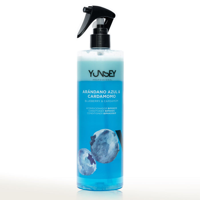 Spray instantané 2 phases pour cheveux aux extraits de myrtilles 500 ml - YUNSEY
