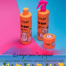 Pack de 3 produits pour enfants shampoing, démêlants et cire