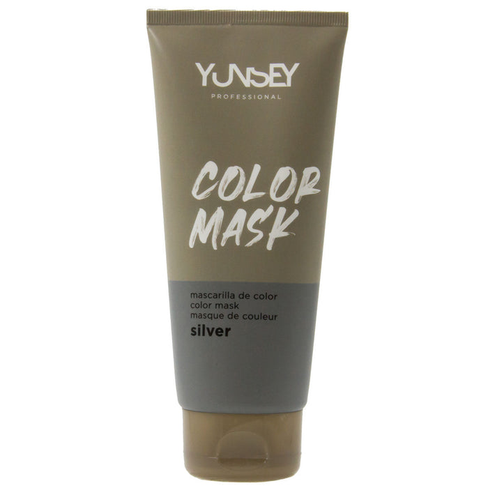 Masque hydratant et colorant pour cheveux - Couleur SILVER PLATINIUM - 200 ml - YUNSEY